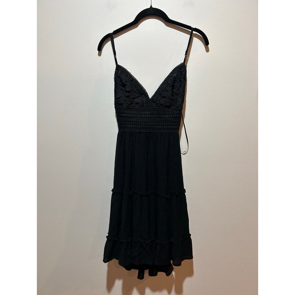 Love Tree black dress size S cut out back goth fairy whimsygoth romantic